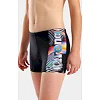 Плавки для мальчиков Arena LIT LOGO SWIM SHORT черный (для детей)