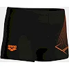 Плавки-шорты для мальчиков Arena BRIGHT SWIM SHORT черный, оранжевый (для детей)