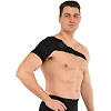 Бандаж для плеча компрессионный фиксатор плечевого сустава Shoulder Support SIBOTE ST-7493-R правый 1шт (Черный)