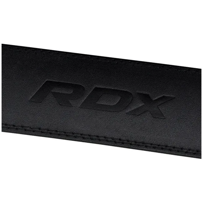Пояс для тяжелой атлетики RDX 4 кожаный Full Black