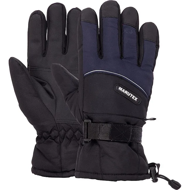 Рукавички для лиж та сноуборду чоловічі MARUTEX AG-903 (Чорний-оранжевий)