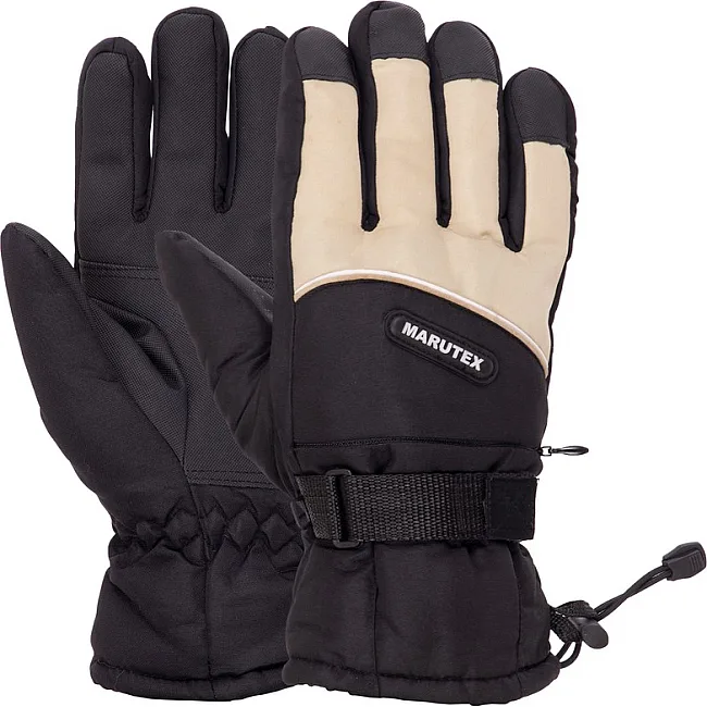 Рукавички для лиж та сноуборду чоловічі MARUTEX AG-903 (Чорний-оранжевий)