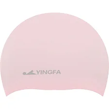 Шапочка для бассейна силиконовая для взрослых YINGFA C0081 (Розовый)