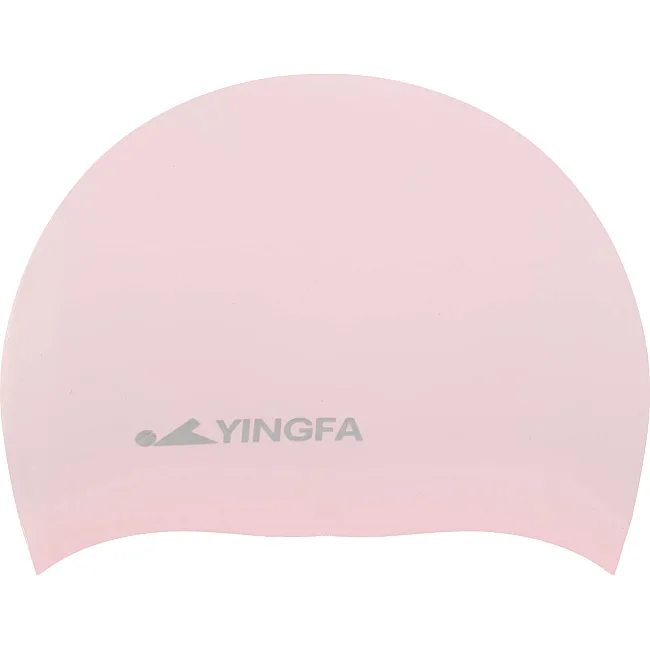Шапочка для басейну силіконова для дорослих YINGFA C0081 (рожевий)