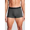 Мужские трусы UNDER ARMOUR PERFORMANCE COTTON - SOLID 3 3PK серый, красный, черный