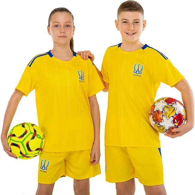 Дитяча футбольна форма
 із символікою збірної УКРАЇНА 2025 SP-SPORT

 CO-4659 20-30 (Жовтий)