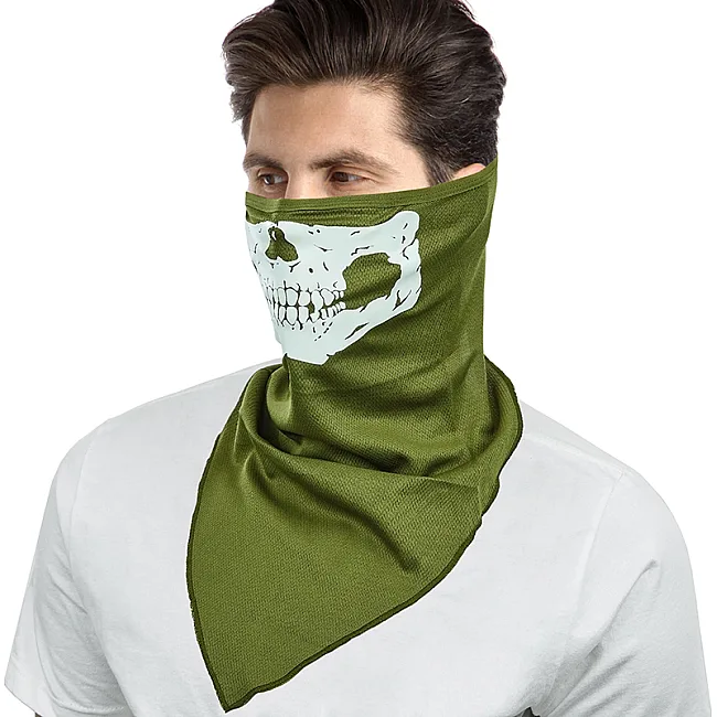 Шарф-маска (мультиповязка) со светящимся принтом SP-SPORT
 SKULL MASK TY-0353 (Камуфляж)