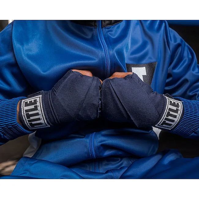 Бинты для бокса TITLE Boxing Select 180" Semi Elastic Mexican Navy (4.5м.)