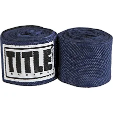 Бинты для бокса TITLE Boxing Select 180" Semi Elastic Mexican Navy (4.5м.)