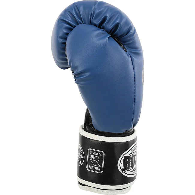 Перчатки для бокса искусственная кожа BOXER Элит 2022 (Красный-черный)