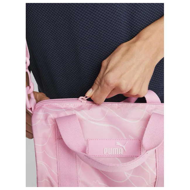 Сумка PUMA Core Pop Barrel Bag 5L рожевий Жін 33х37х12 см