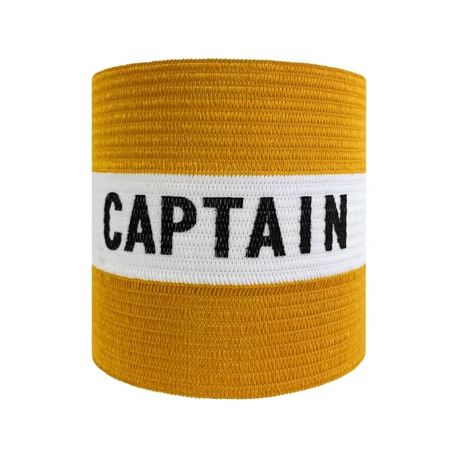 Повязка капитанская META Armband Striped Junior оранжевый, белый OFSM