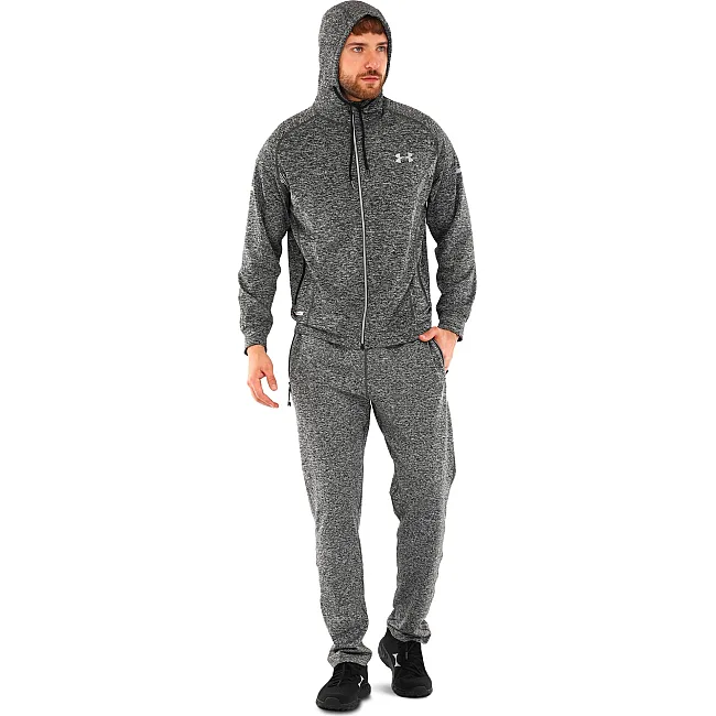Распродажа! Спортивная кофта на молнии с капюшоном UNDER ARMOUR CO-1831 (Темно-серый)