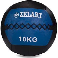 М'яч набивний медичний для кросфіту WALL BALL ZELART FI-5168-10 10кг