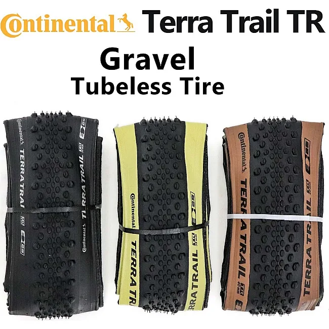Покрышка бескамерная Continental Terra Trail ShieldWall 28" | 700 x 40C | 28 x 1.50 черная/коричневая складная skin