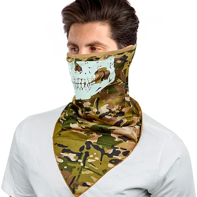 Шарф-маска (мультиповязка) со светящимся принтом SP-SPORT
 SKULL MASK TY-0353 (Камуфляж)