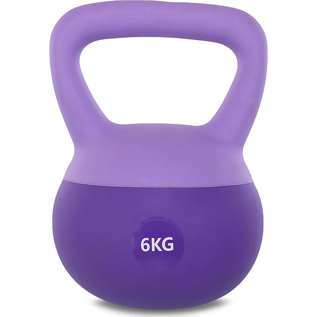 Гиря мягкая SP-SPORT
 SOFT KETTLEBELL FI-0122-6 вес 6кг (Фиолетовый)