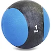Медбол мяч медицинский
 RECORD
 C-2660-1 1кг (Черный-синий)