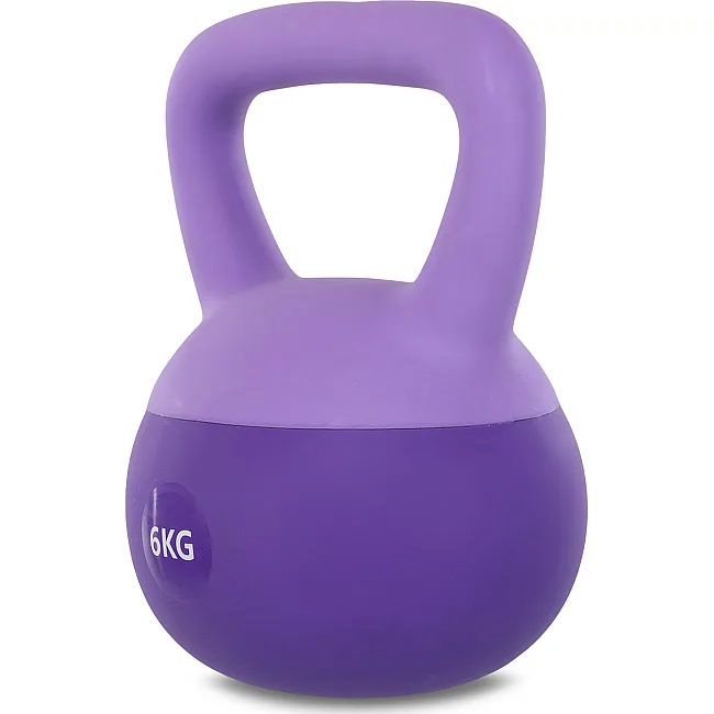 Гиря мягкая SP-SPORT
 SOFT KETTLEBELL FI-0122-6 вес 6кг (Фиолетовый)