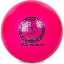 М'яч для художньої гімнастики TA SPORT SP-SPORT BA-GB75 ø20см (рожевий)