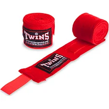 Бинты для бокса 2штуки TWINS 005-4 4м (Красный)