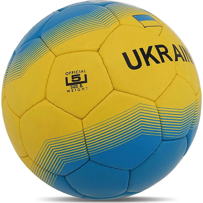 Футбольный мяч
 BALLONSTAR UKRAINE FB-8556 №5 PU (Желтый-синий)