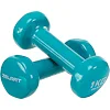 Гантели для фитнеса виниловые ZELART
 Beauty TA-5225-1 2шт 1кг (Бирюзовый)
