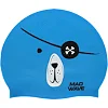 Шапочка для бассейна силиконовая юниорская MADWAVE Junior PIRATE M057312 (Голубой)