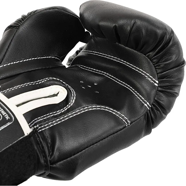 Перчатки для бокса искусственная кожа BOXER Элит 2022 (Красный-черный)