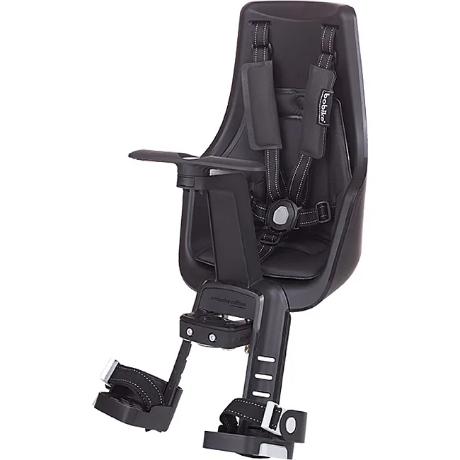 Детское кресло на велосипед BOBIKE Exclusive Mini Plus / Urban Black