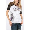 Женская футболка Sinful By AFFLICTION Herbal Rhinestones