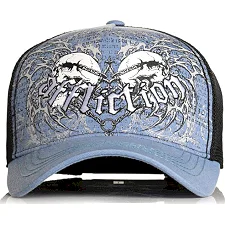 Кепка AFFLICTION Collapse Sky Blue Pigment Dye