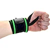 Кистовые бинты MADMAX MFA-298 Wrist Wraps 18" Black/Green (пара)