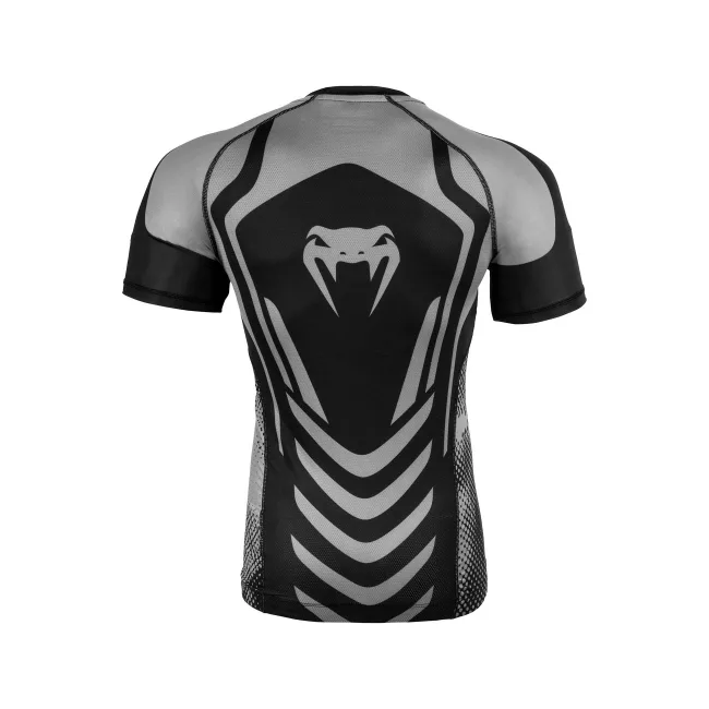 Компресійна футболка Venum Technical Compression T-shirt Short Sleeves Black Grey