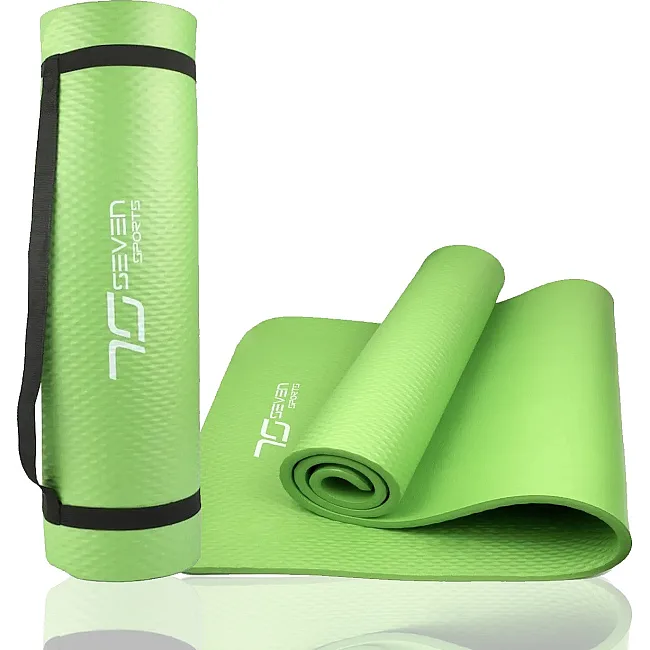 Килимок для йоги 7SPORTS NBR MTS-1 (180x60x0,8см.) Зелений