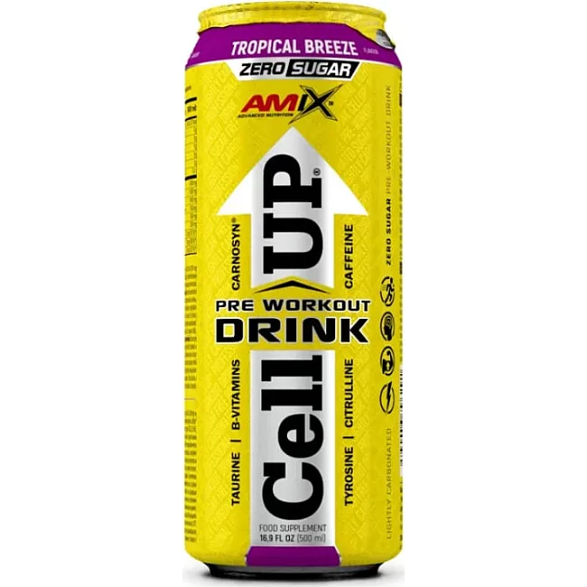 Напиток AmixPro CellUP Pre Workout 1/12 500 мл - тропический бриз