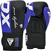 Рукавички для боксу RDX F4 Hook & Loop Blue Black