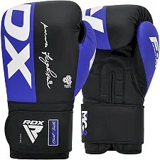 Рукавички для боксу RDX F4 Hook & Loop Blue Black
