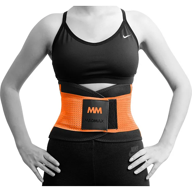 Пояс для похудения и поддержки MADMAX FA-277 Black/neon orange