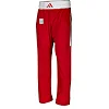 Брюки для кикбоксинга Adidas WAKO Full Contact | красные | Adidas ADIFCP01_PL