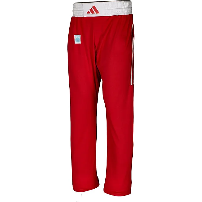 Брюки для кикбоксинга Adidas WAKO Full Contact | красные | Adidas ADIFCP01_PL