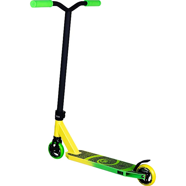 Трюковый самокат HIPE H1 Yellow/Green