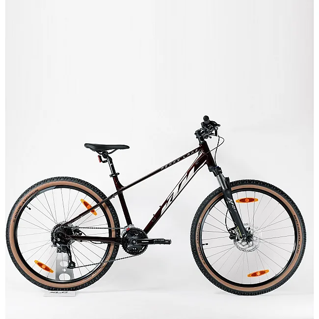 Велосипед KTM PENNY LANE 271 27.5" рама M/42, темно-червоний (сірий), 2022