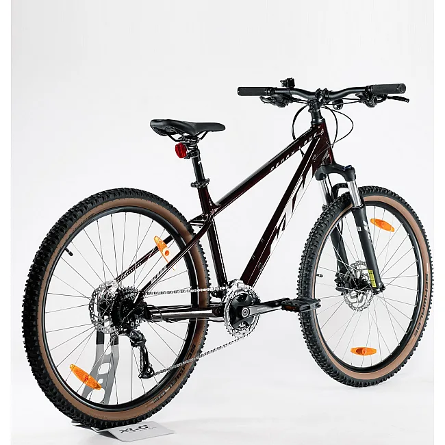 Велосипед KTM PENNY LANE 271 27.5" рама M/42, темно-червоний (сірий), 2022