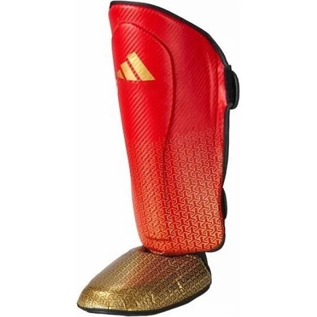 Защита голени и стопы с лицензией Wako Semi Contact | красный/золотой | ADIDAS ADIKBSI300