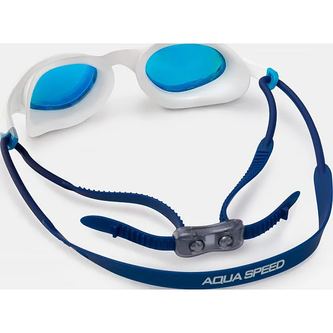 Окуляри для плавання Aqua Speed VORTEX MIRROR 8882 білий, синій, блакитний One Size