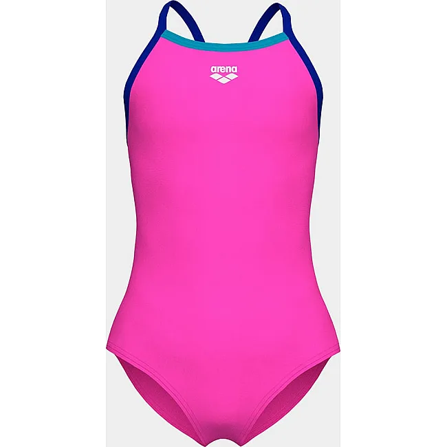Купальник закрытый для девочек Arena SWIMSUIT LIGHT DROP SOLID розовый (для детей) 128 см