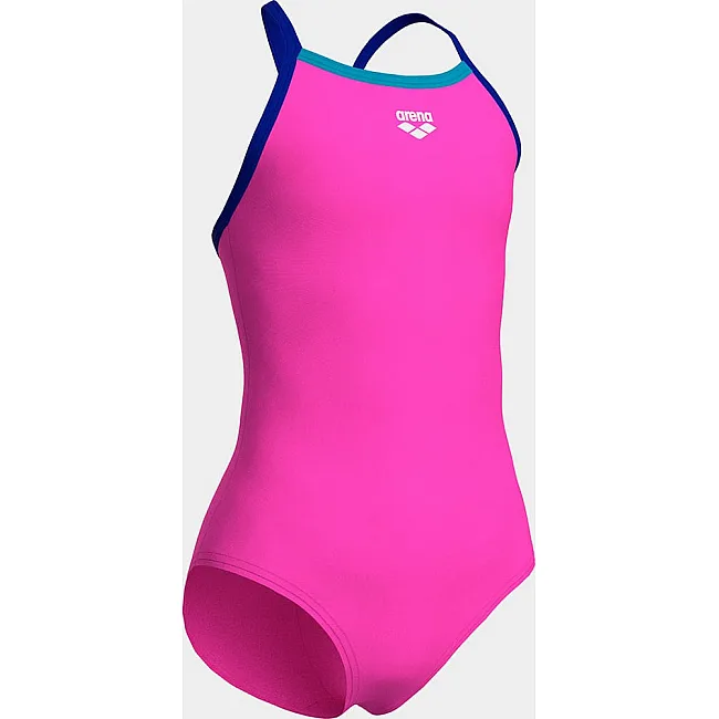 Купальник закрытый для девочек Arena SWIMSUIT LIGHT DROP SOLID розовый (для детей) 128 см