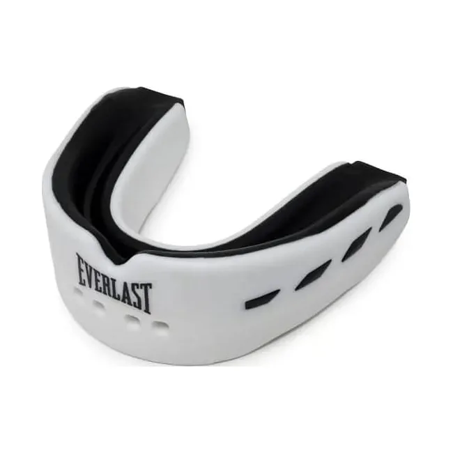 Капса для бокса Everlast EVERSHIELD DOUBLE MOUTH GUNDER ARMOURRD белый, черный One Size