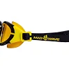 Окуляри для плавання юніорські MADWAVE UV BLOKER JUNIOR M041303 (Чорний-жовтий)
